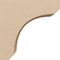 Ekena Millwork 4"W x 8"D x 8"H Classic Legacy Rough Cedar Woodgrain TimberThane Corbel, Primed Tan CORUR04X08X08LGYRCPR - alternate 5